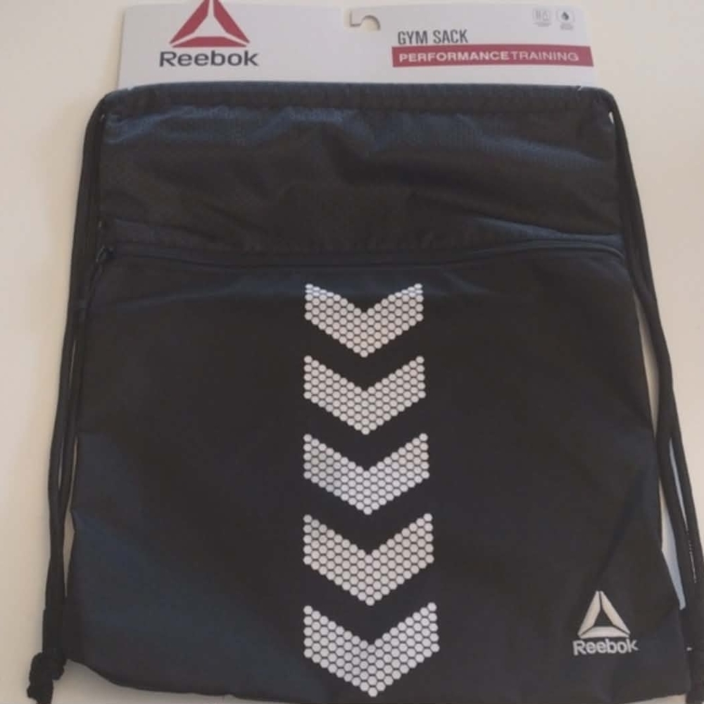 Reebok Black Gym Sack for Men